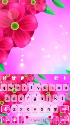 Bright Pink Floral android App screenshot 0