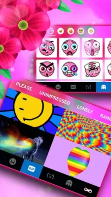 Bright Pink Floral android App screenshot 1